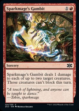 [124]【EN】火花魔道士の計略/Sparkmage's Gambit【2X2】[C][赤]