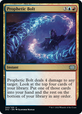 [265]【EN】予言の稲妻/Prophetic Bolt【2X2】[U][多色]