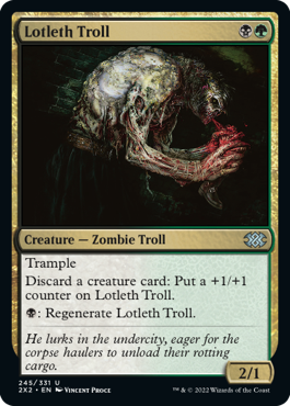 [245]【EN】ロッテスのトロール/Lotleth Troll【2X2】[U][多色]