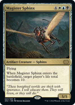[247]【EN】厳然たるスフィンクス/Magister Sphinx【2X2】[R][多色]