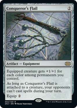 [302]【EN】征服者のフレイル/Conqueror's Flail【2X2】[R][茶]
