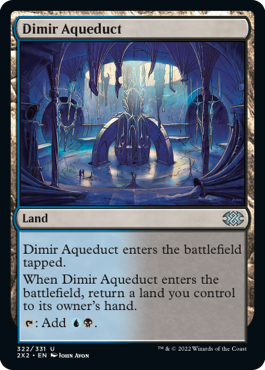 [322]【EN】ディミーアの水路/Dimir Aqueduct【2X2】[U][土地]