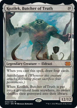[002]【EN】【FOIL】真実の解体者、コジレック/Kozilek, Butcher of Truth【2X2】[M][無]