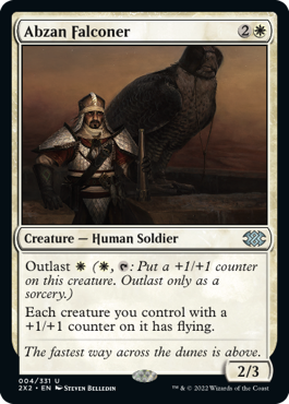 [004]【EN】【FOIL】アブザンの鷹匠/Abzan Falconer【2X2】[U][白]