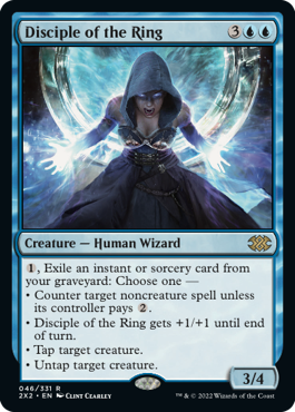 [046]【EN】【FOIL】輪の信奉者/Disciple of the Ring【2X2】[R][青]