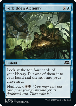 [049]【EN】【FOIL】禁忌の錬金術/Forbidden Alchemy【2X2】[C][青]
