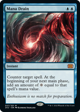 [057]【EN】【FOIL】マナ吸収/Mana Drain【2X2】[M][青]