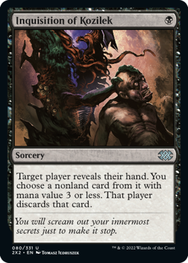 [080]【EN】【FOIL】コジレックの審問/Inquisition of Kozilek【2X2】[U][黒]