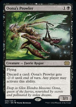 [085]【EN】【FOIL】ウーナのうろつく者/Oona's Prowler【2X2】[R][黒]