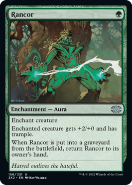[156]【EN】【FOIL】怨恨/Rancor【2X2】[U][緑]
