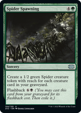 [158]【EN】【FOIL】蜘蛛の発生/Spider Spawning【2X2】[U][緑]