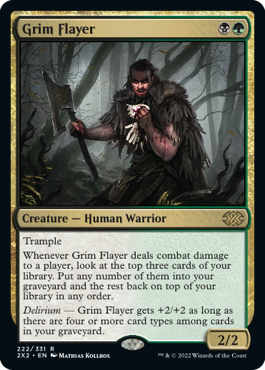 [222]【EN】【FOIL】残忍な剥ぎ取り/Grim Flayer【2X2】[R][多色]