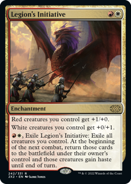[242]【EN】【FOIL】軍団の戦略/Legion's Initiative【2X2】[R][多色]