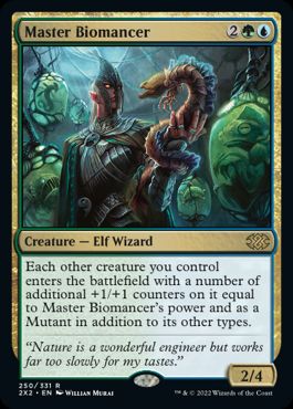 [250]【EN】【FOIL】練達の生術師/Master Biomancer【2X2】[R][多色]