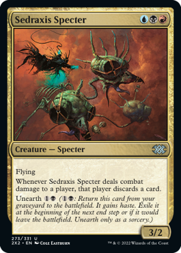 [273]【EN】【FOIL】セドラクシスの死霊/Sedraxis Specter【2X2】[U][多色]
