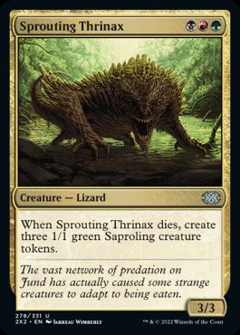 [278]【EN】【FOIL】芽吹くトリナクス/Sprouting Thrinax【2X2】[U][多色]