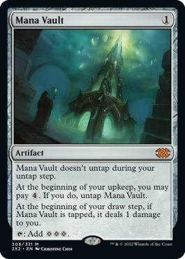 [308]【EN】【FOIL】魔力の櫃/Mana Vault【2X2】[M][茶]