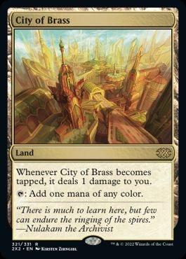 [321]【EN】【FOIL】真鍮の都/City of Brass【2X2】[R][土地]