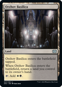 [327]【EN】【FOIL】オルゾフの聖堂/Orzhov Basilica【2X2】[U][土地]