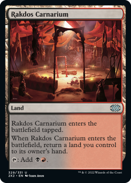 [329]【EN】【FOIL】ラクドスの肉儀場/Rakdos Carnarium【2X2】[U][土地]