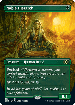 [352]【EN】【FOIL】■ボーダーレス■貴族の教主/Noble Hierarch【2XM】[R][緑]