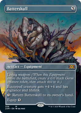 [356]【EN】【FOIL】■ボーダーレス■殴打頭蓋/Batterskull【2XM】[M][茶]