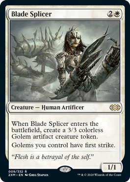 [009]【EN】【FOIL】刃の接合者/Blade Splicer【2XM】[R][白]