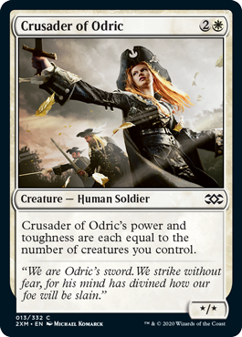[013]【EN】【FOIL】オドリックの十字軍/Crusader of Odric【2XM】[C][白]