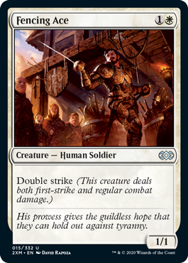 [015]【EN】【FOIL】剣術の名手/Fencing Ace【2XM】[U][白]