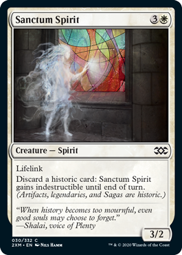 [030]【EN】【FOIL】聖域の霊/Sanctum Spirit【2XM】[C][白]