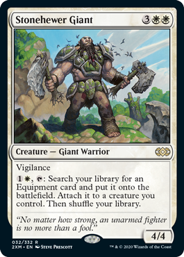 [032]【EN】【FOIL】石切りの巨人/Stonehewer Giant【2XM】[R][白]