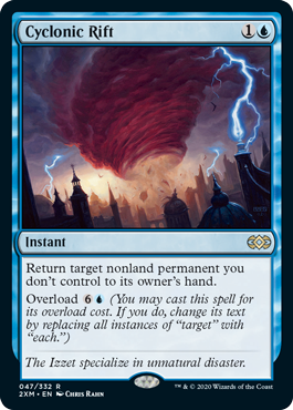 [047]【EN】【FOIL】サイクロンの裂け目/Cyclonic Rift【2XM】[R][青]