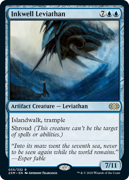 [055]【EN】【FOIL】墨溜まりのリバイアサン/Inkwell Leviathan【2XM】[R][青]