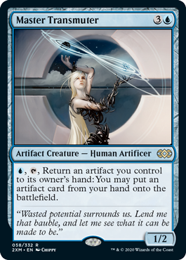 [058]【EN】【FOIL】練達の変成者/Master Transmuter【2XM】[R][青]