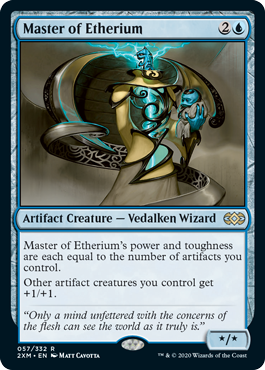 [057]【EN】【FOIL】エーテリウムの達人/Master of Etherium【2XM】[R][青]