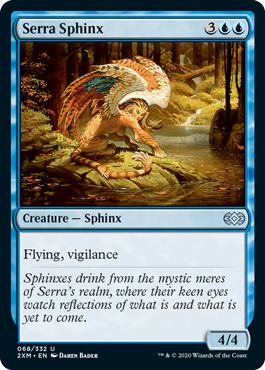 [068]【EN】【FOIL】セラのスフィンクス/Serra Sphinx【2XM】[U][青]