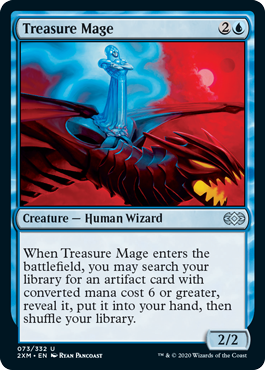 [073]【EN】【FOIL】宝物の魔道士/Treasure Mage【2XM】[U][青]
