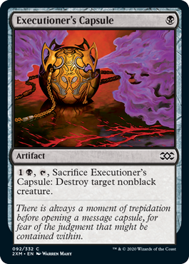 [092]【EN】【FOIL】処刑人の薬包/Executioner's Capsule【2XM】[C][黒]