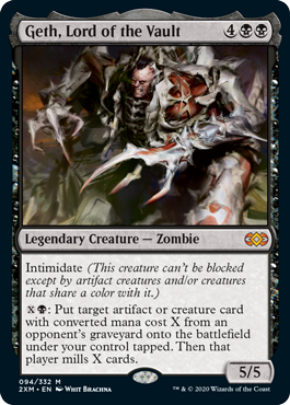 [094]【EN】【FOIL】大霊堂の王、ゲス/Geth, Lord of the Vault【2XM】[M][黒]
