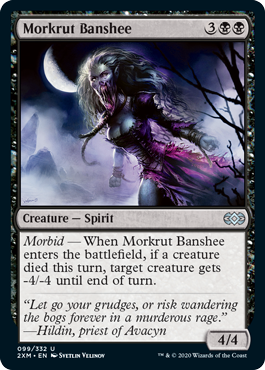 [099]【EN】【FOIL】モークラットのバンシー/Morkrut Banshee【2XM】[U][黒]