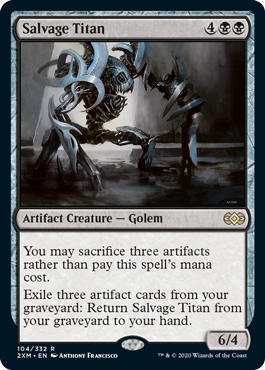 [104]【EN】【FOIL】回収するタイタン/Salvage Titan【2XM】[R][黒]