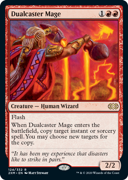 [124]【EN】【FOIL】二重詠唱の魔道士/Dualcaster Mage【2XM】[R][赤]