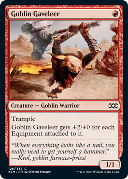 [126]【EN】ゴブリンの小槌打ち/Goblin Gaveleer【2XM】[C][赤]