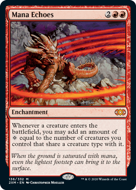 [136]【EN】【FOIL】マナの残響/Mana Echoes【2XM】[M][赤]