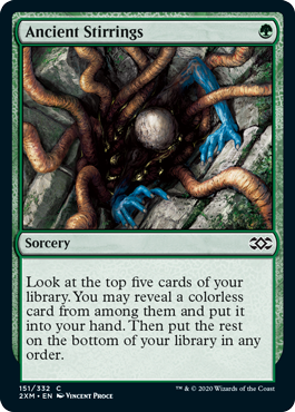 [151]【EN】【FOIL】古きものの活性/Ancient Stirrings【2XM】[C][緑]