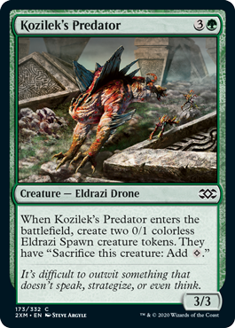 [173]【EN】【FOIL】コジレックの捕食者/Kozilek's Predator【2XM】[C][緑]
