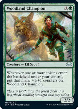 [188]【EN】森林の勇者/Woodland Champion【2XM】[U][緑]