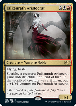 [195]【EN】【FOIL】ファルケンラスの貴種/Falkenrath Aristocrat【2XM】[R][多色]