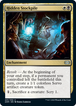 [201]【EN】【FOIL】秘密の備蓄品/Hidden Stockpile【2XM】[U][多色]