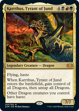 [205]【EN】【FOIL】ジャンドの暴君、カーサス/Karrthus, Tyrant of Jund【2XM】[M][多色]